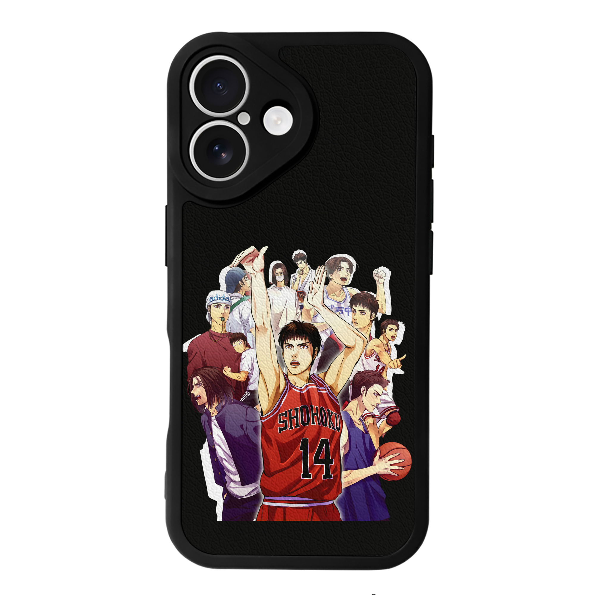（画像用） SLAM DUNK／スラムダンク 【iPhone 16シリーズ対応】シリコンスマホケース（レザー調） 材質：シリコン